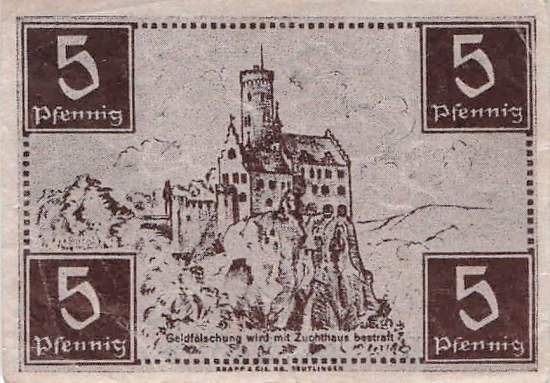 r.214a B 5 Pfennig 1947